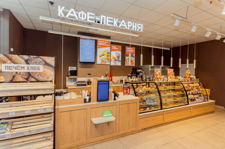 Photo of the result of the Decker implementation for VkusVill Cafe.