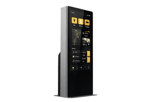 Information display with service updates